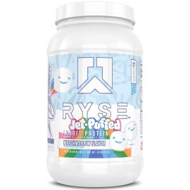 RYSE Loaded Protein Powder - Jet-Puffed Marshmallow - 25g Whey Protein Isolat...