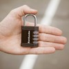 FortLocks Padlock - 4 Digit Combination Lock for Gym Outdoor
