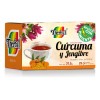 Té De Cúrcuma Con Jengibre Therbal 25 Sobres