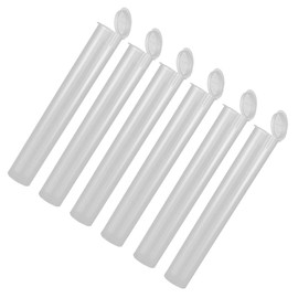 20 Pieces Cigar Tube Cigar Case Plastic Cigar Storage Tube Cigar Storage Case Single Cigar Holder Cigar Container with Caps, Clear