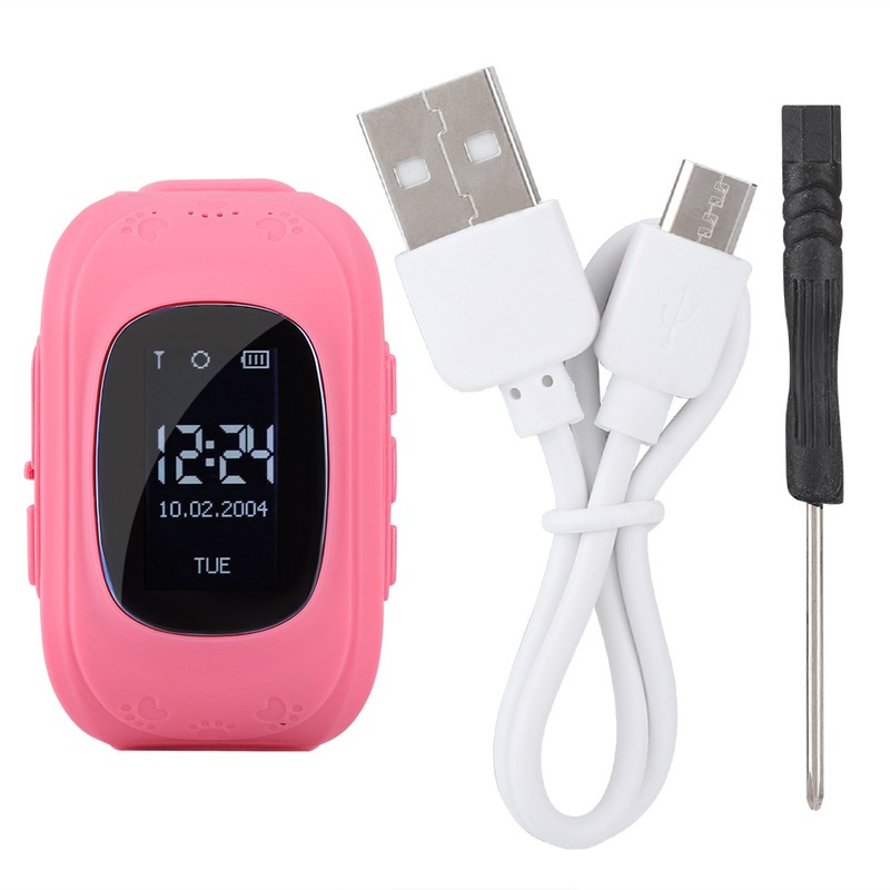 Q50 1.44in Kids Waterproof Smart Touch Screen Watch Positioning Watch