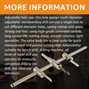 Adjustable Circle Hole Cutter Saw Kit,Round Cutting DIY Tools,Circle Hole