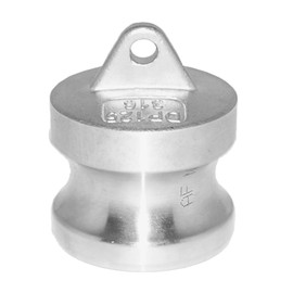 AF Hydro Stainless Steel 316 Cam and Groove Type DP Hose Fitting, Dust Plug with 1/2” Male Adapter, Pressure Rating up to 150 PSI, Easy Connect and Disconnect to Protect Female Camlock