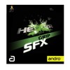 ANDRO Hexer Grip SFX Rubber Black 2.1 mm