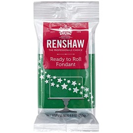 Ready to Roll Fondant Icing Green 8.8 Ounces by Renshaw,47107