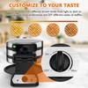 Waffle Maker, 1400W Belgian Waffle Maker, Double Waffle Iron 180°