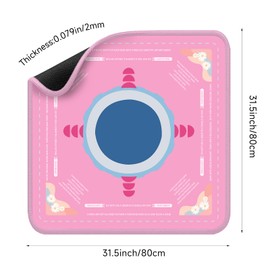 Mahjong Mat for Table Durable Mahjong Table Cover with Unique Design, Premium Mahjong Accessories, Perfect Mahjong Gifts for Women, Game Mat for Mahjong and Board Game Enthusiasts (Soft Bloom)
