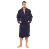 New Mens Tom Franks 100% Cotton Towelling Luxury Dressing Gown