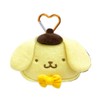 Tanayama Shoji 63202404 Mini Face Pouch with Carabiner, Pom Pom