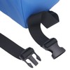 Head Positioner Pillow Blue PU Leather Breathable Comfortable Neck Support