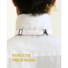 Massi Morino Men's Bow Tie Pre-Tied and Adjustable - Plain