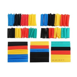 164PCS Electric Insulation Heat Shrink Sleeving, Heat Shrink Tubing, Heat Shrink Connectors, Heatshrink Sleeving Kit, Wire Repair Kit, Shrink Wrap Tubing for Electrical Insulation (Corlorful)