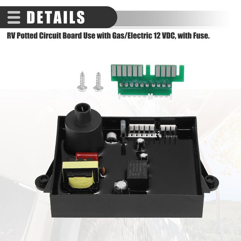 X AUTOHAUX Universal RV Water Heater Control Circuit Board with