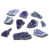 Small Amethyst Crystals | 100% Natural Druze Pieces | Set