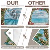 YCUCUEI 7x5ft Fabric Christmas Beach Summer Hawaiian Photography Backdrop
