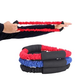 SOPOGER - Banda de arco para entrenamiento con arco, resistencia al arco, banda elástica, entrenador, dispositivo de ayuda para entrenamiento de fuerza, herramienta de máquina para tiro con arco, caza de arco, 25-45 libras (rojo-35 libras)