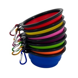 STKBES Collapsible Dog Bowl, 10 Pack, Portable, Safe, Reusable, Suitable for Indoor and Outdoor Activities