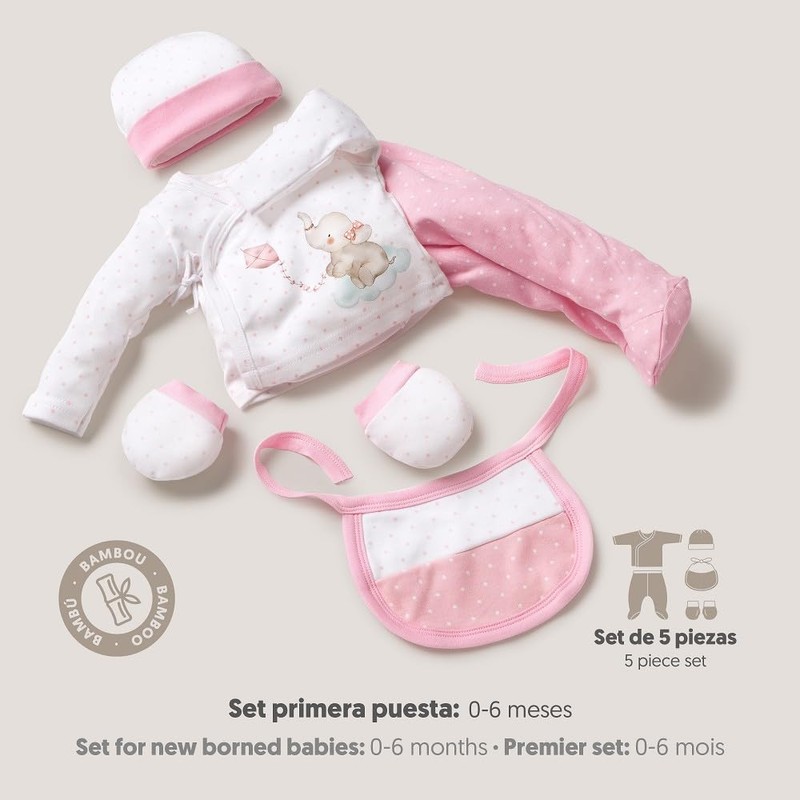 Baby Gift Set 5 Pieces for Newborns 0-6 Months -