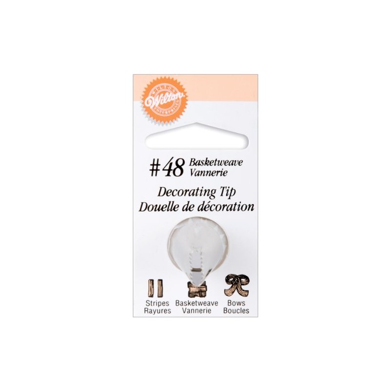 Wilton #48 Backetweave Decorating Tip