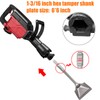 HIGOSPRO Jack Hammer 1-3/16 inch (30mm) Tamper Shank and Plate,