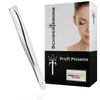 Swordcrown Tweezers, Professional Solingen, 8 cm Offset Angled Eyebrow Plucking,