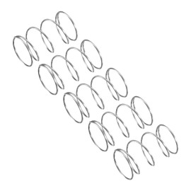 QUARKZMAN Pack of 5 Compression Spring 304 Stainless Steel Spring Spring Tension Spring 12 mm AD 0.6 mm Wire Size 20 mm Free Length Coil Spring Coil Spring Steel Spring Silver