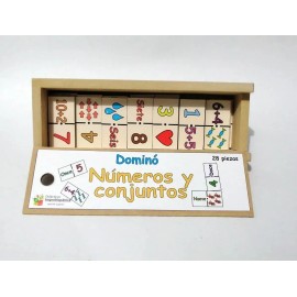 D. Imprehispanica Dominó Números Y Conjuntos De Madera , Educativo, Didáctico