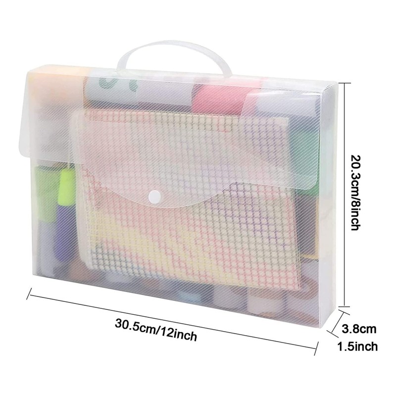 Winter Snow House Tree Latch Hook Pillow Kits for Beginner