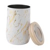 Coffee Bean Canister Airtight Stainless Steel Visible 800ml with Spoon