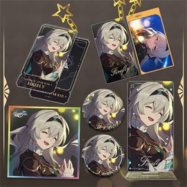 REENEW Collapse: Star Rail Firefly Goods Set, Acrylic Stand, Badge, Strap, Color Paper, Lucky Bag, Birthday Gift, Gift (Firefly)