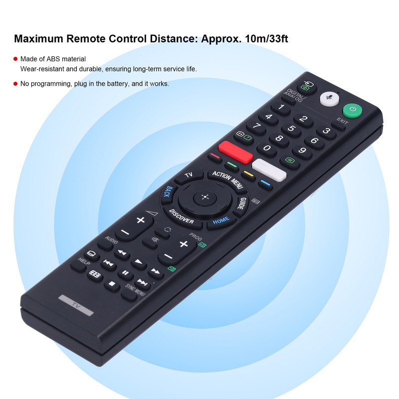 TV Voice Remote Control Replacement RMF-TX200P Fit for SONY 4K