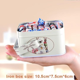 White Rabbit Toffee Candy Gift Box White Rabbit Candy Childhood Taste White Rabbit Toffee Toffee Small Gifts Snacks Shanghai Specialty Guanshengyuan White Rabbit Toffee 170g (6oz.)大白兔奶糖…