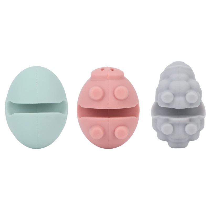 Olla de Cocina de Silicona de Dibujos Animados, 3 Piezas