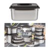 STENCOC Stainless Steel BPA Free Rectangular Leakproof Airtight Kimchi/Pickle/Food Storage