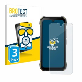 BROTECT Anti-Glare Protective Glass for Doogee S89 Pro (Pack of 3) Protective Film Tempered Glass Matt [Extremely Scratch-Resistant 9H, Anti-Reflection]