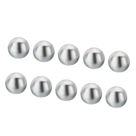 PATIKIL M4 Thread Lamp Finials Cap Knob, 20 Pack Lamp Decoration Screw Caps for Lamp Harp Holder's Top Lamp Shade, Silver Tone