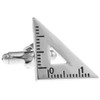 MRCUFF Ruler Triangle Architect Pair Cufflinks in a Presentation Gift