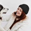 ROYBENS 2PCS Wool Short Fisherman Beanie for Men Women, Cuff