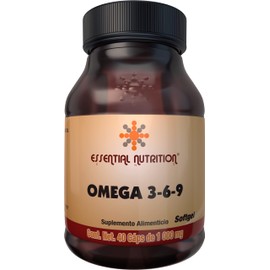 Essential Nutrition, Omega 3-6-9 40 Cápsulas de 1000 mg