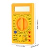 DT-832 Handheld Pocket Digital Multimeter Voltage Current Tester with BuzzerYellow