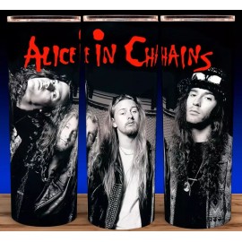 Unbranded Glow in the Dark Alice in Chains Heavy Metal Band Cup Mug Tumbler 20oz
