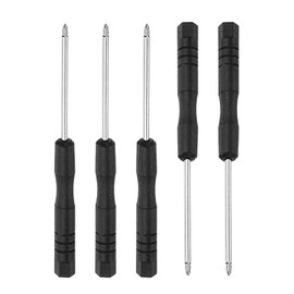 TOP-VIGOR 5pcs Mini Tri-Point Screwdriver 0.6mm Y-Type Head 80mm Length, Small Precision Screwdrivers with Non-Slip Handle for Electronics, Glasses, Watch, Computer and Small Appliance Repair