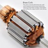 DC Geared Motor Self Locking Aluminum Alloy Shell Brass Coil
