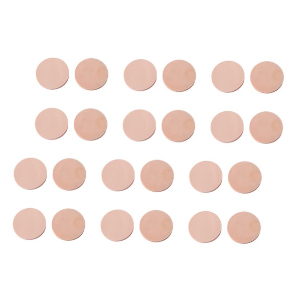 Baluue 24pcs Makeup Sponge Round Powder Puff for Dry and