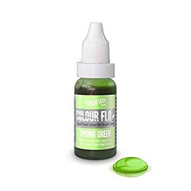 Rainbow Dust ColourFlo Airbrush Ready Food Colour Spring Green