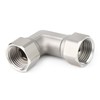 TAISHER 1PCS 304 Stainless Steel 90 Degree Elbow 2 Ends