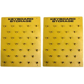 Two Economy Car Dealer Keyboards Each Holds 32 Keys On Hook Board