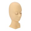 Eyelash Mannequin Head High Simulation Elastic Washable Soft Silicone Makeup