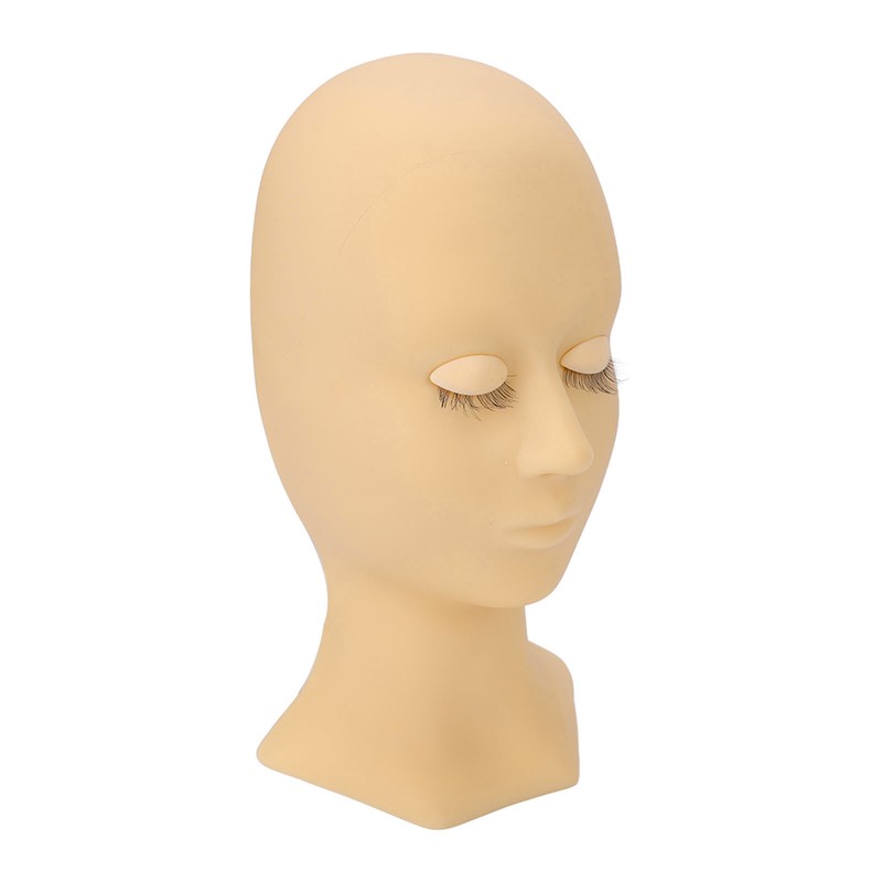 Eyelash Mannequin Head High Simulation Elastic Washable Soft Silicone Makeup
