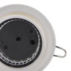 Cigar Jar Stainless Steel Silicone Ring with Hygrometer Waterproof Sealed